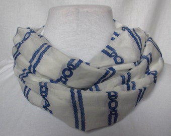 Loop light loop scarf scarf maritime cotton