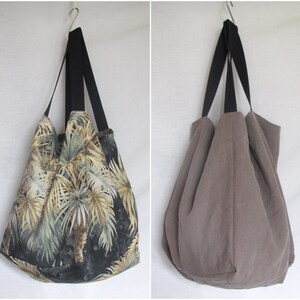 Womens Bag, Linen Tote Bag, Big Bag, Grocery Bag, Shopping Bag, Shoulder Bag, Travel Bag,  Beach Bag, Large Bag