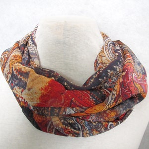 Loop scarf, loop scarf, scarf, sewn, lightweight, gift for wife