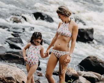 Maillots Assortis Mommy And Me Swimsuit Custom Par Bejadcollection Maillots Assortis Mommy And Me Swimsuit Custom Par Bejadcollection