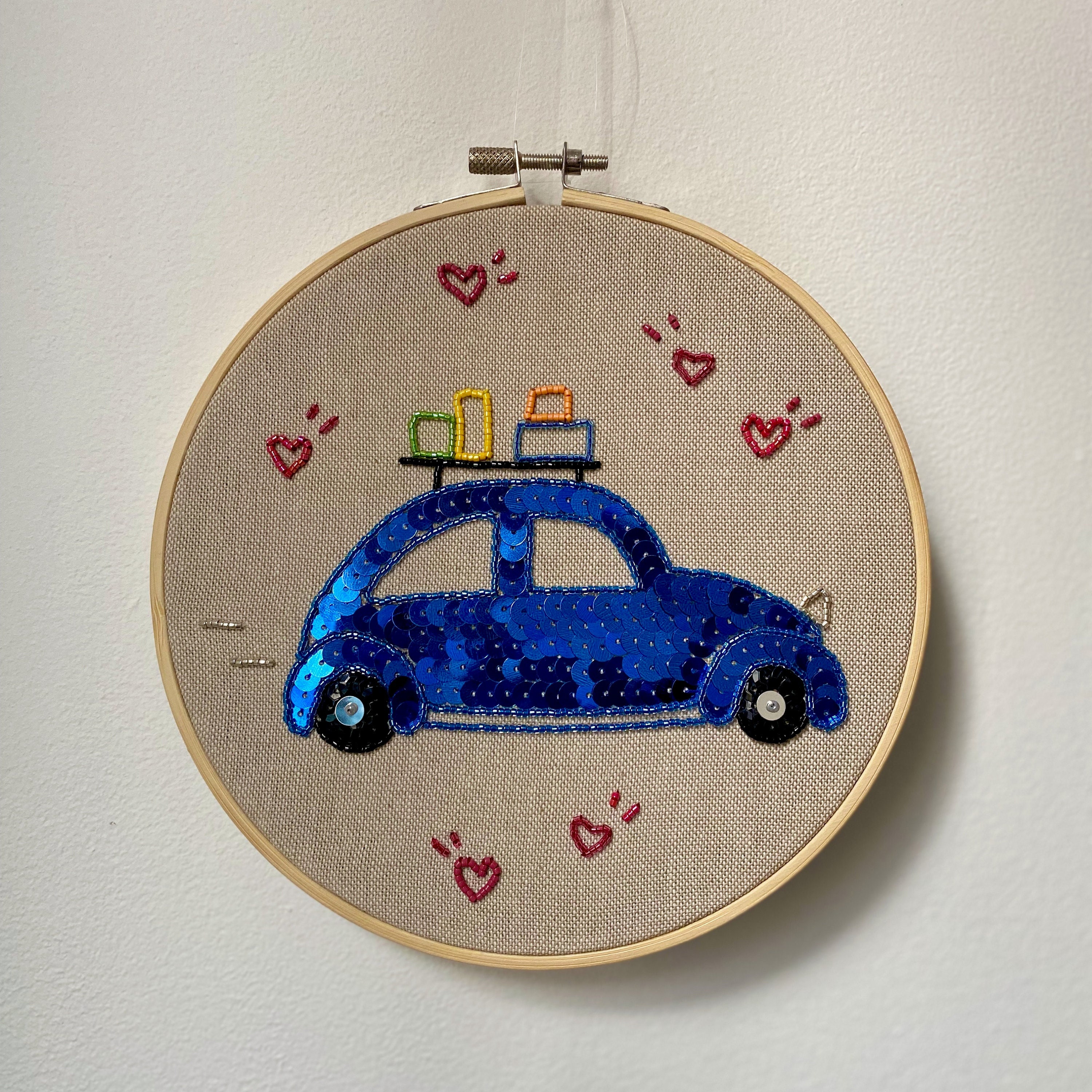 Broderie Voiture de L'amour
