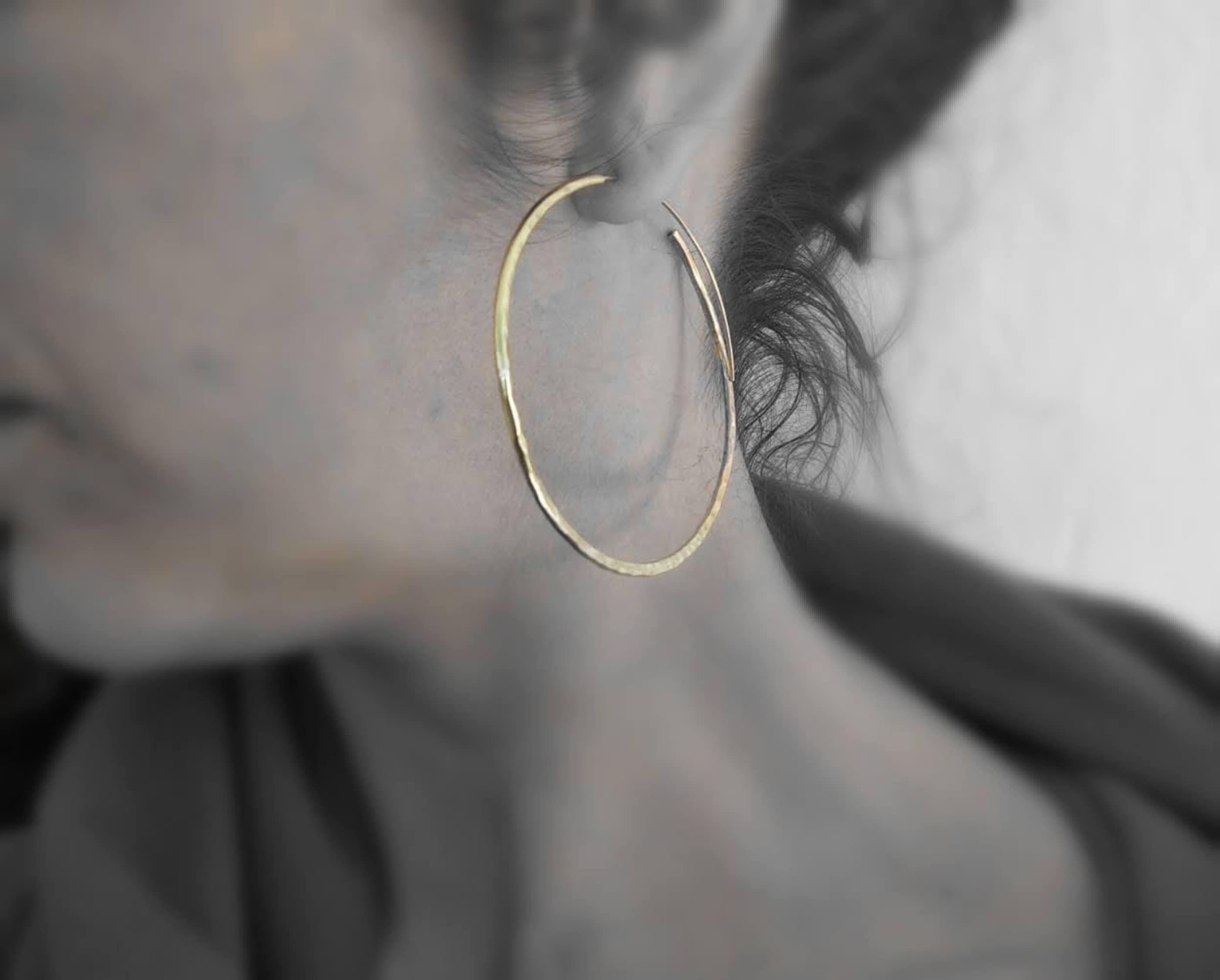 Brass hoops - Medium