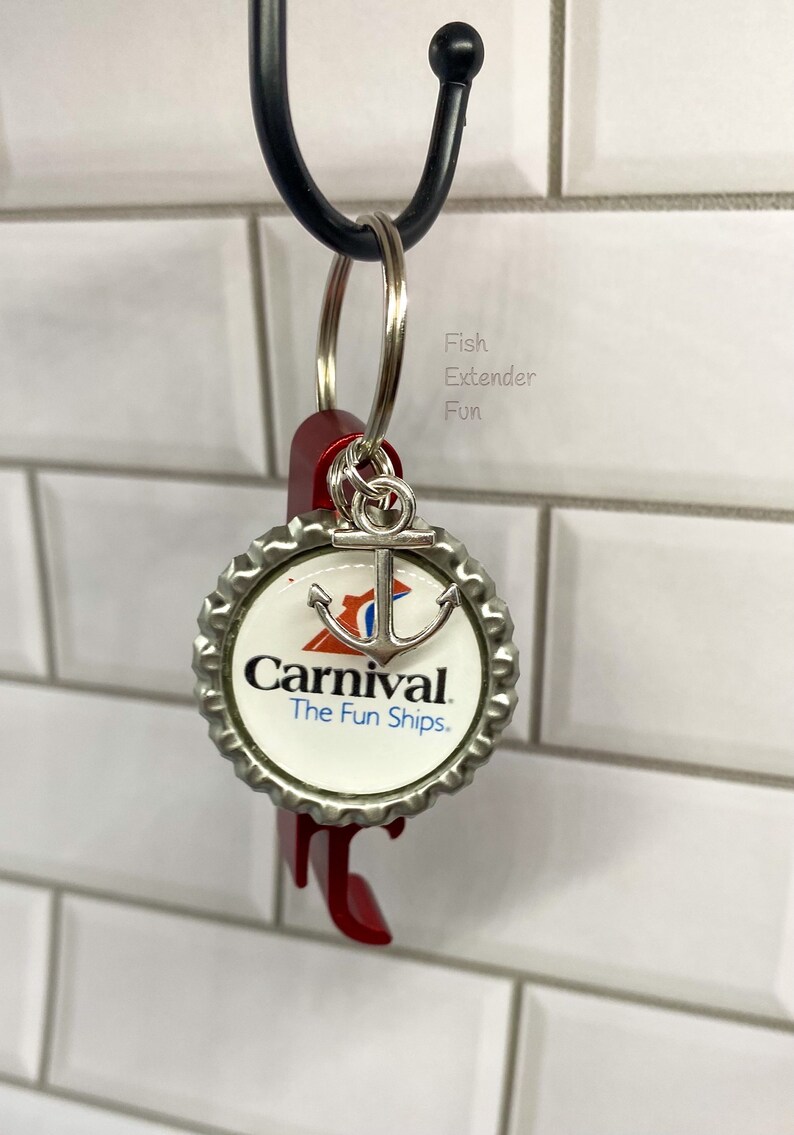 Set of 6 Carnival Cruise Line Keychains With Bottle Opener. Etsy