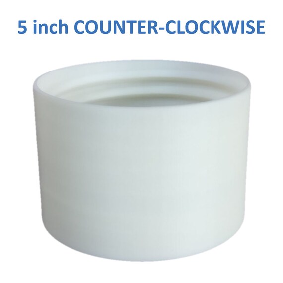 5 Inch Portable Air Conditioner Ac A C Exhaust Vent Hose Tube Coupler Coupling Extender Counter Clockwise
