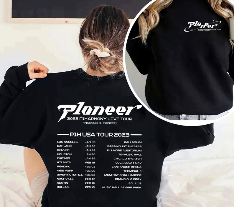 P1harmony Shirt P1harmony P1oneer Live Tour 2023 Shirt P1H Etsy