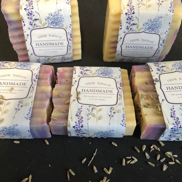 Home made All Natural Lavender Soap