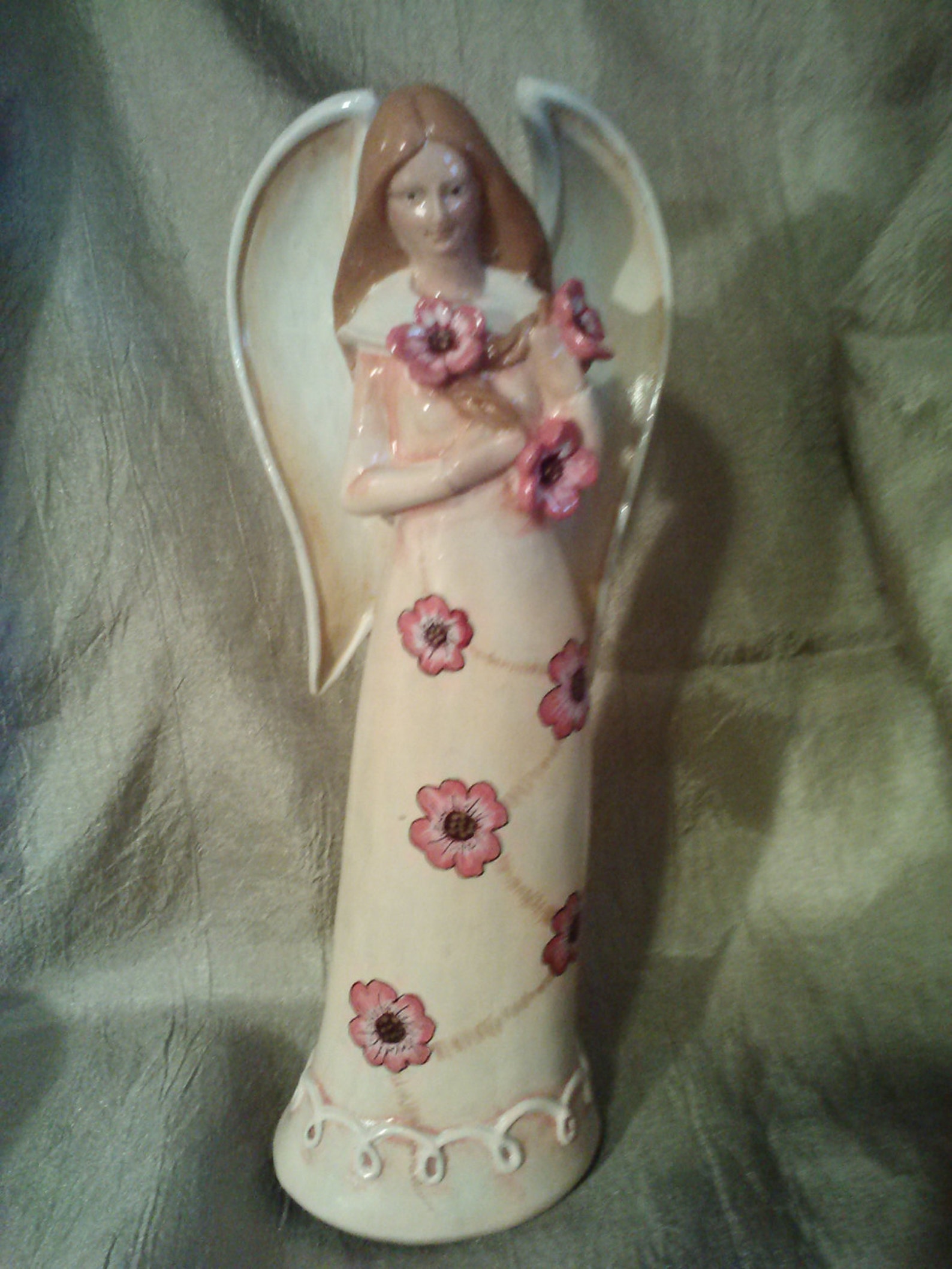 Handpainted Resin Angels Etsy