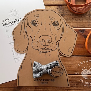 Coleira para animais de estimação Dachshund imprimível Cartão de exibição DIY Exibição de acessórios para cães Modelo de embalagem em PDF para download. Download instantâneo.