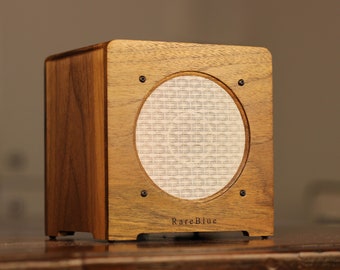Portable Bluetooth Speaker / Wireless Wooden Speaker. Impressive sound, classic Look.