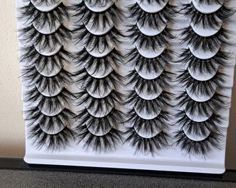 20 Paia Di Ciglia Finte In Finta Pelliccia Di Visone 3D - Foto 2