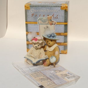 Cherished Teddies Things Do Not Change, We Do, Cherished Teddies Tess and Friend, Cherished Teddies 661953, Teddy Bear Figurine