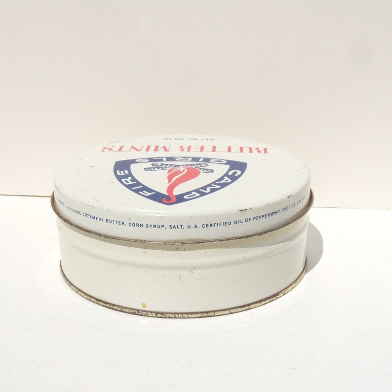 Camp Fire Girls Butter Mints Tin Naylor Candy Campfire Girls Etsy