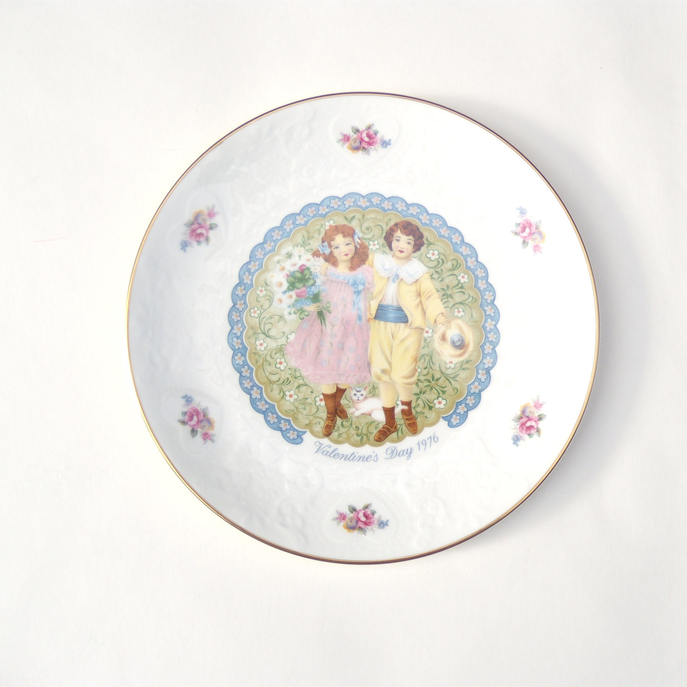 Royal Doulton 1976 Valentine's Day Plate Royal Doulton Etsy