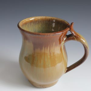 Handmade wheel thrown ceramic mugs