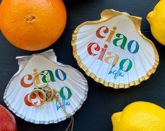 Ciao Ciao, Shell Ring Dish- Gift Idea, Italian Style, Hello Beautiful, Italy, Anthropologie Style