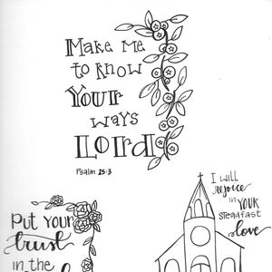 Bible Journaling: Make Your Ways Known Lord