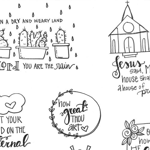 Bible Journaling Printables: Lord You Are the Rain - Etsy