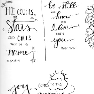 Bible Journaling: Joy Comes in the Morning