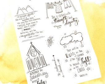 Strength And Dignity Bible Journaling Printable