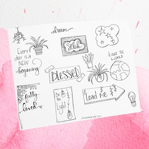 Selah Bible Journaling Printable