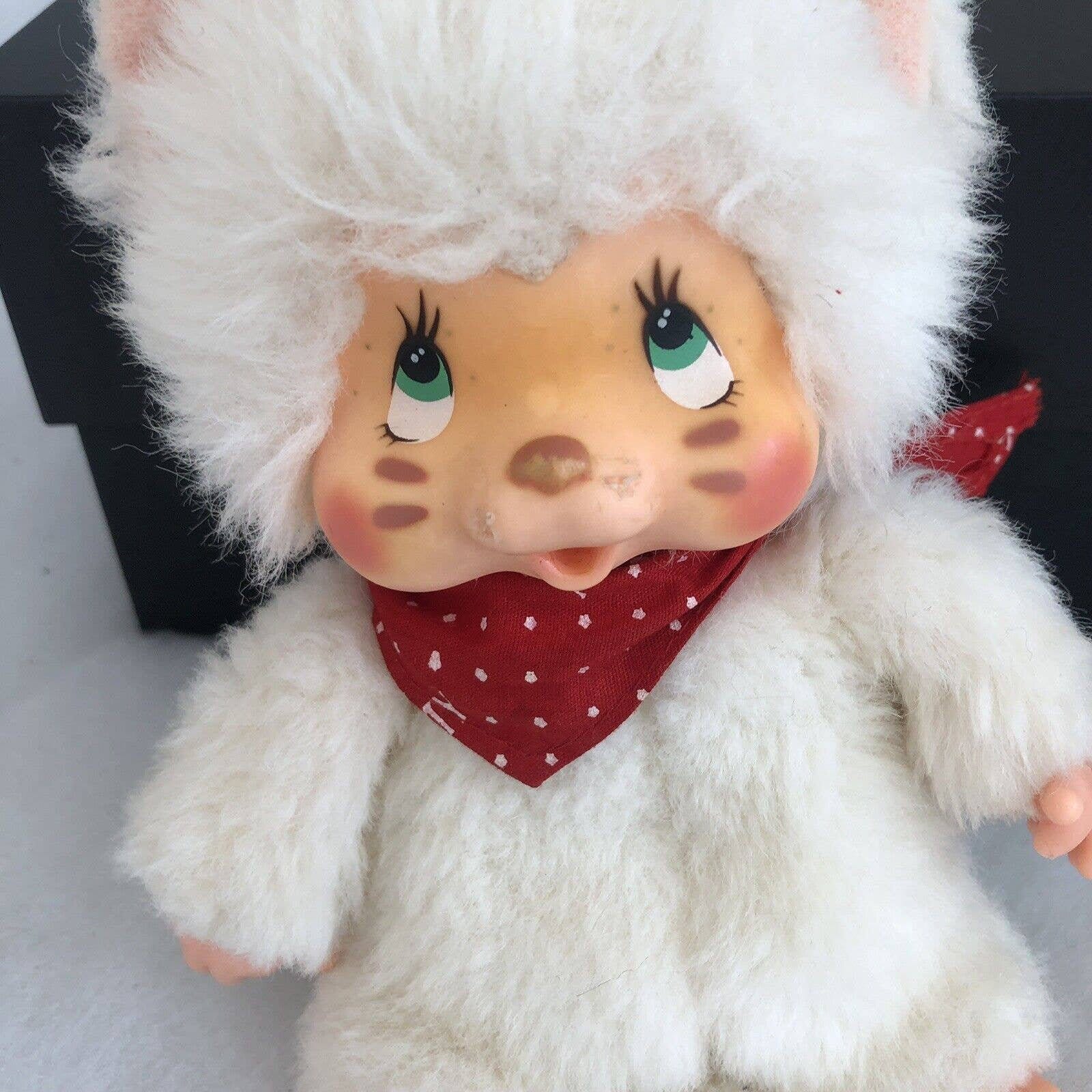 MONCHHICHI - Sakura - Plush 20cm : : Plush Bandai Red  Moncchichi