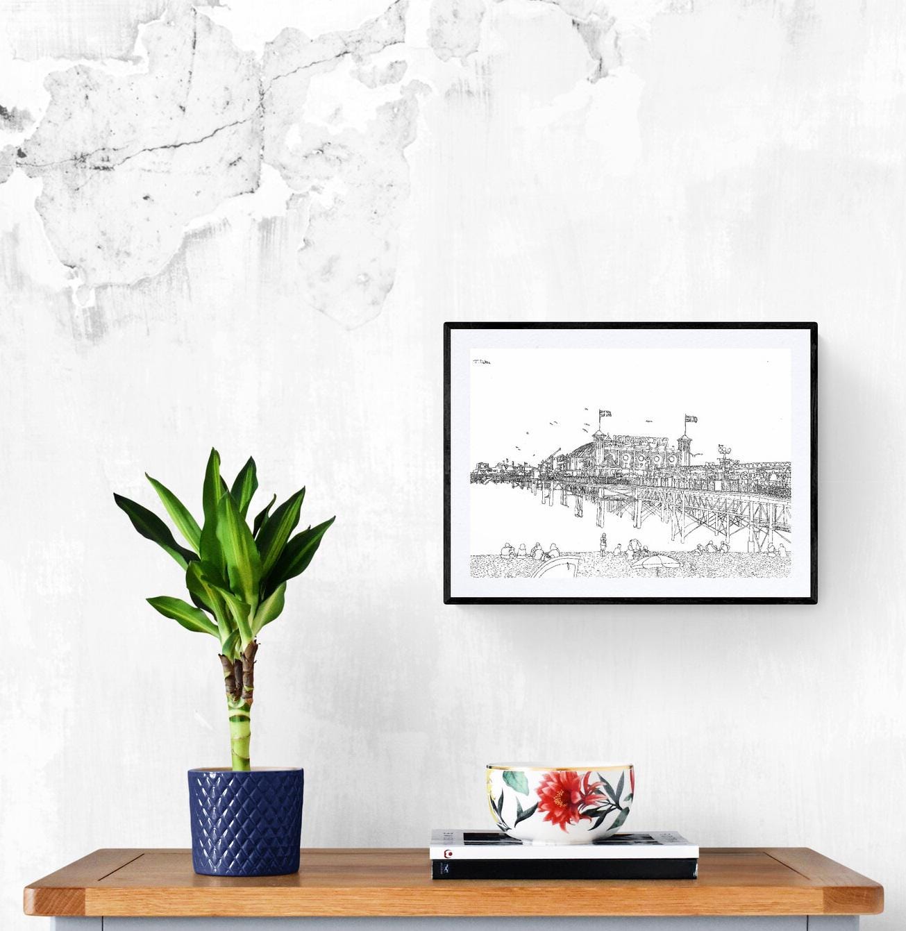 Emma Ball 水彩画 The Lanes,Brighton The Brighton Lanes – Framed Art Direct