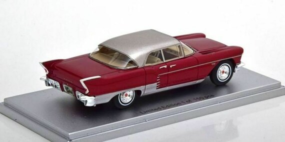 Cadillac Eldorado Brougham 1957 Red/Silver KESS 1/43 Scale 