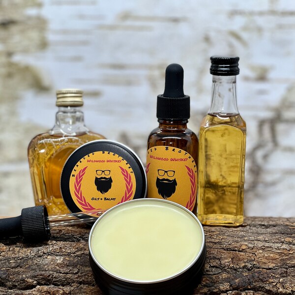 Wildwood Whiskey Beard Oils and Beard Balms by Bearded Brothers Oils & Balms