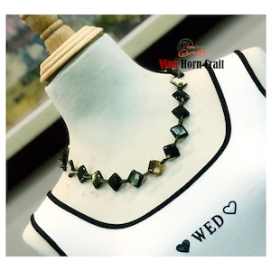 Horn jewelry - chain necklace handmade in Vietnam