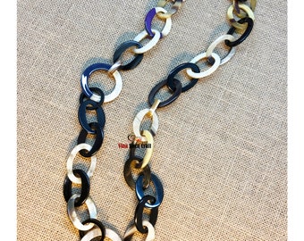 Horn jewelry - chain necklace handmade in Vietnam