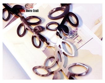 Natural Buffalo Horn Necklaces - chain necklace handmade in Vietnam