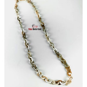 Natural Buffalo Horn Necklaces chain necklace handmade in Vietnam image 2