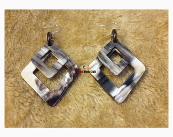 Horn earrings - horn earrings