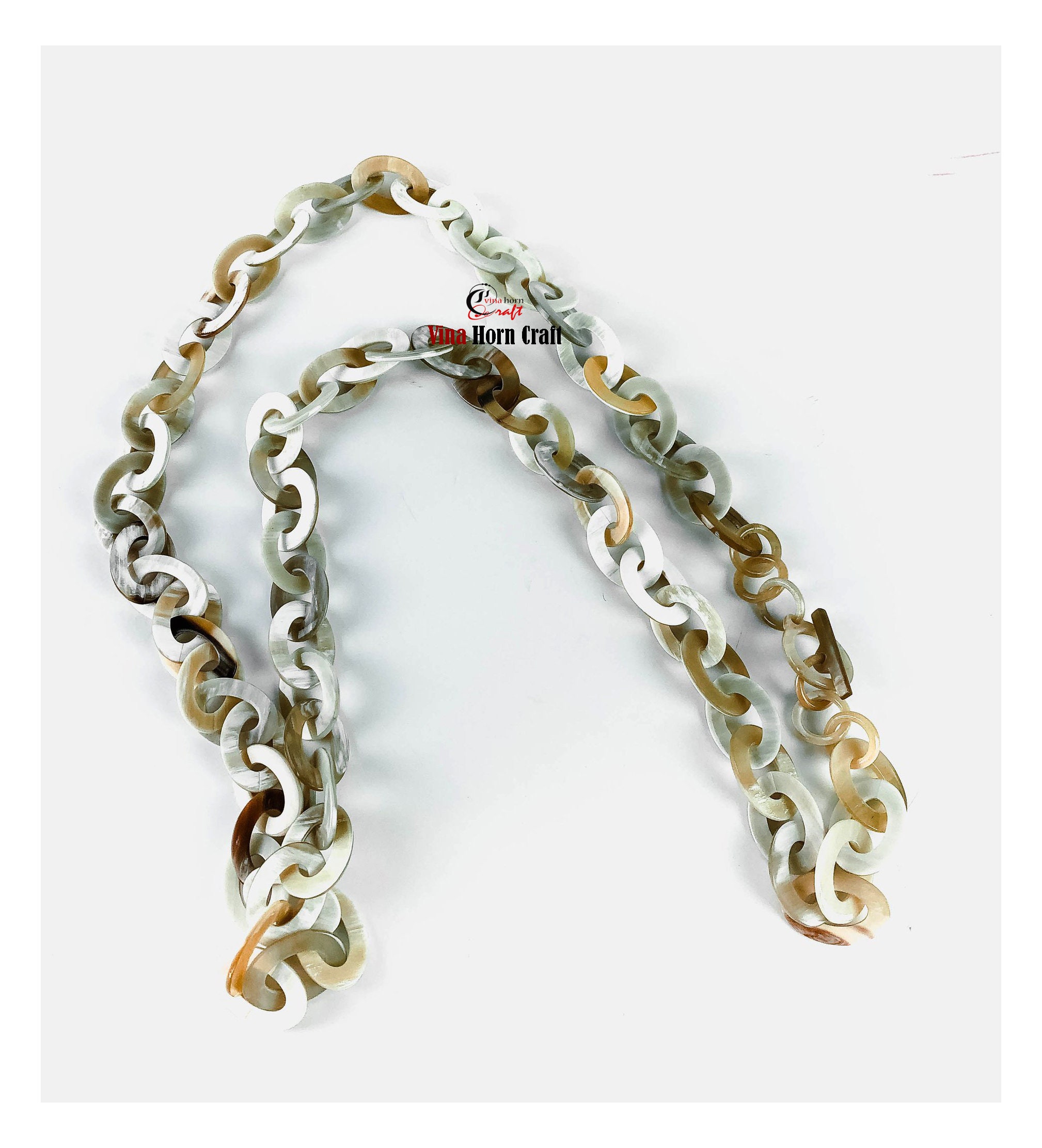 Horn jewelry chain necklace handmade in Vietnam Etsy