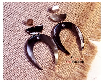 Horn earrings