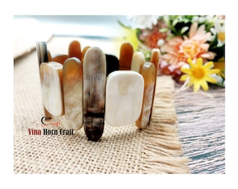 Horn bracelet - Buffalo horn bracelet - Horn bangle bracelet