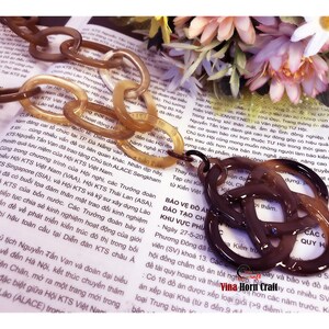 Natural Buffalo Horn Necklaces chain necklace handmade in Vietnam image 4