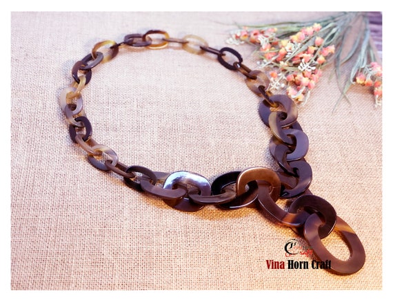 Hermes 2024 horn necklace