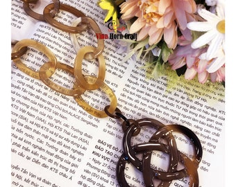 Natural Buffalo Horn Necklaces - chain necklace handmade in Vietnam