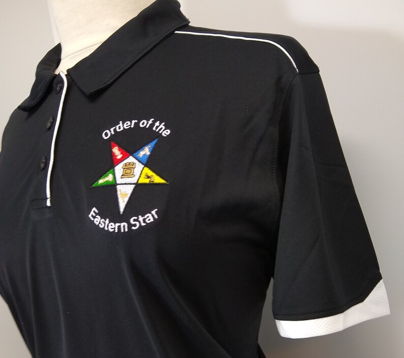 OES Order of the Eastern Star Eastern Star OES Polo Shirt Etsy