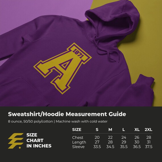 Alcorn State University Hoodie HBCU Hoodie Varsity Hoodie College Apparel Unisex Fit Custom Made to Order Etsy