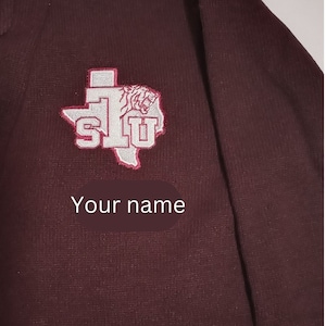 Texas Southern University, HBCU Cardigan, Texas Southern Sweater, Unisex Fit, Custom Apparel Made To Order Bild 4