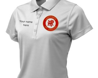 Heroines of Jericho, HOJ, Chapter Polo, OES Shirt, Ladies Fit, Custom Made To Order