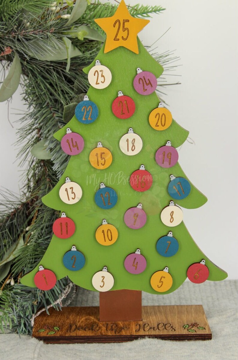 Deck the Halls Advent Calendar SVG Cut File Etsy Deck the Halls Advent Calendar SVG Cut File Etsy