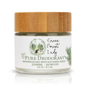 Pure Magnesium Deodorant - Juniper Howood -Baking Soda Free, Natural Deodorant