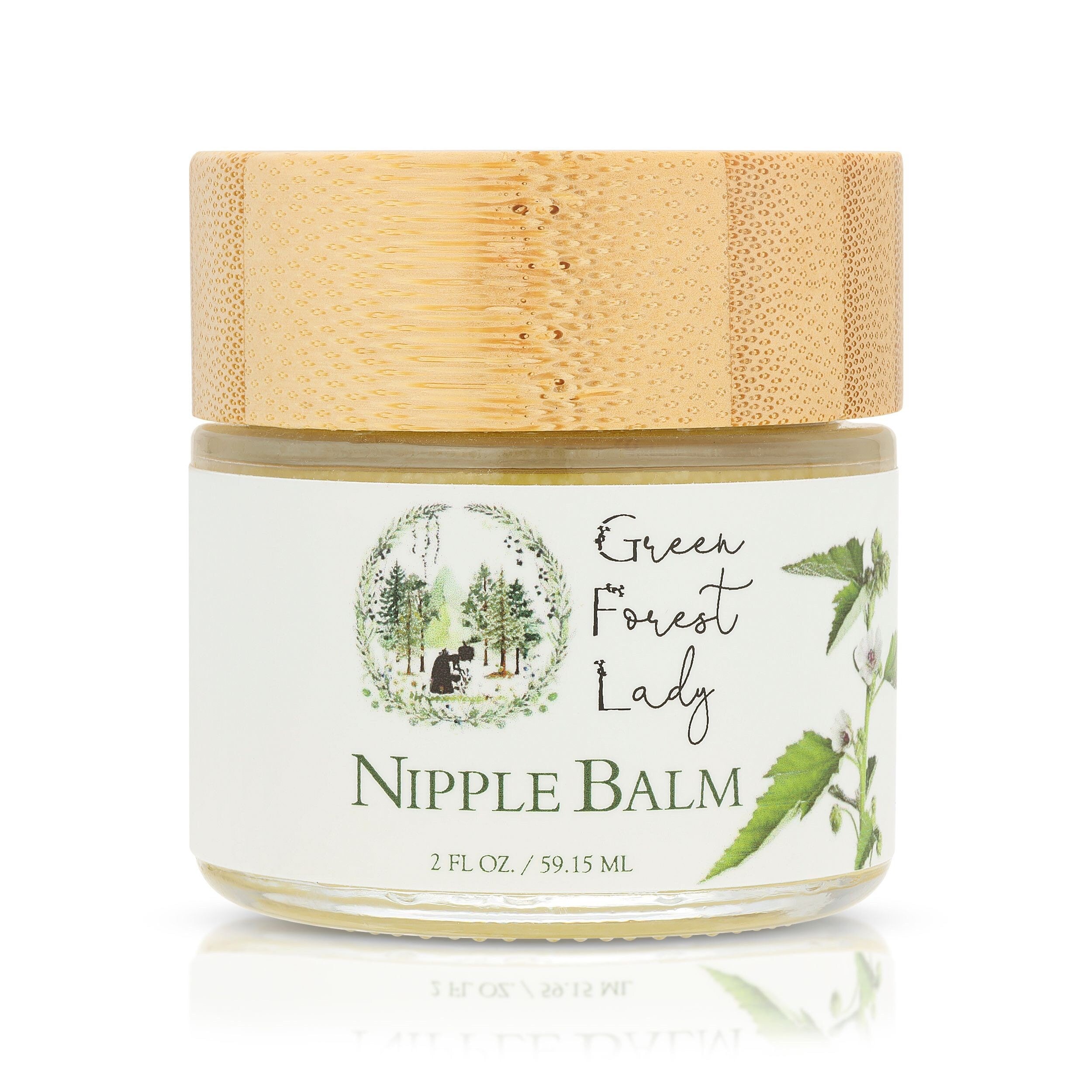 Lizush Natural Breastfeeding Nipple Balm, Vegan Nipple Salve