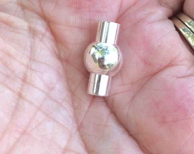 jewelry making clasp bracelet clasp 2 clasp per pack bracelet clasp Brass magnetic clasp 4mm hole