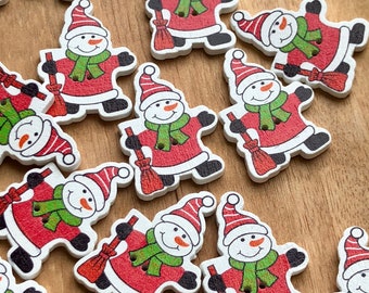 Christmas buttons | Etsy