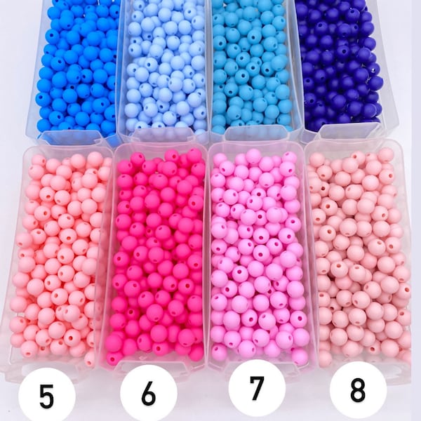 Perles en silicone de 9 mm, perles douces, perles en caoutchouc, perles de fabrication de bijoux, perles pour enfants, perles arc-en-ciel, perles pastel, perles de qualité alimentaire