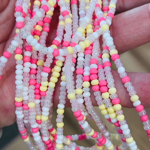 8/0 3mm glass seed beads, 3mm rainbow seed beads wrap bracelet beads macrame beads jewelry making beads, round beads, 200 beads per strand